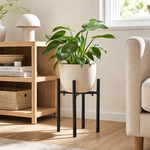 Metal plant pot stand - metal,