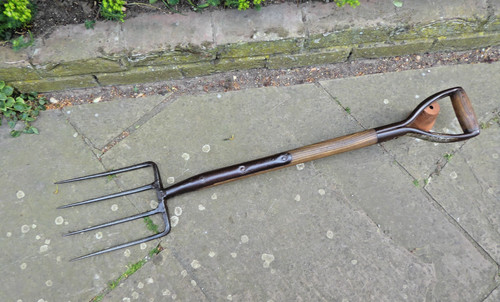 Vintage garden fork spear - vintage,