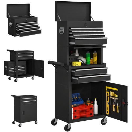 Homcom tool cabinet - homcom, with