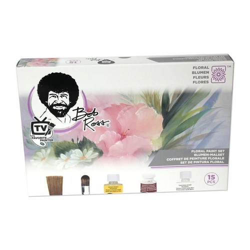 Bob ross floral oil colour - oil,