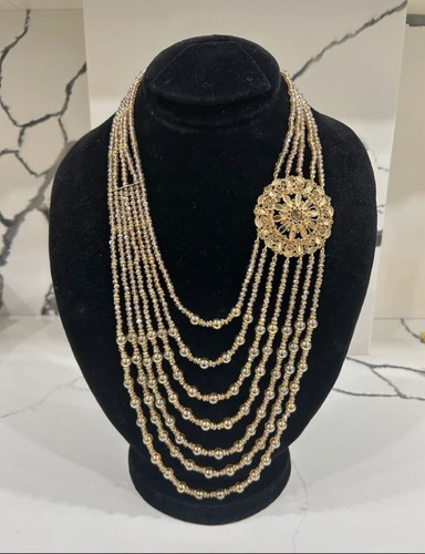 Gold mala necklace