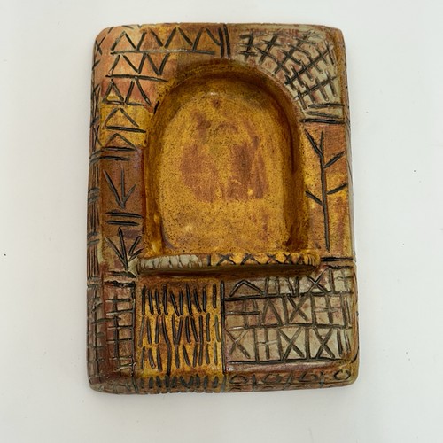 Studio pottery wall - pottery, niche