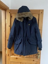 Lyle & Scott Parka Jacket Vintage Winter Weight  Lined Parka Men’s Jacket