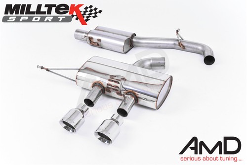 Milltek golf mk6 - r, back