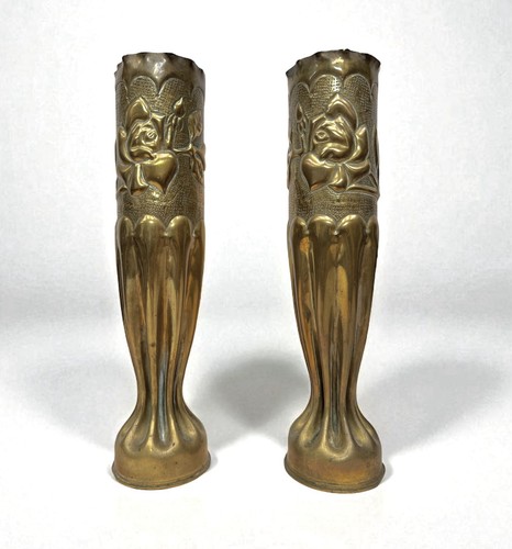 Ww1 pair brass - pair, french