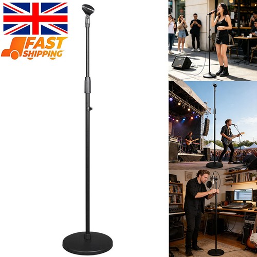 Adjustable microphone stand - adjustable,