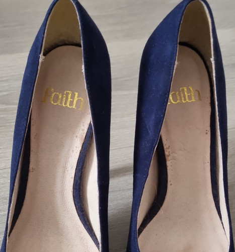 Faith blue suede closed - faith, toe