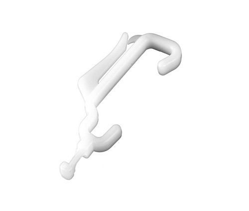 Jetrack white curtain gliders - jetrack,