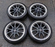 Full Set 18" Genuine MINI JCW Double Spoke Alloy Wheels R105 R56 - 6773195