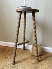 Tall French Bobbin Stool 
