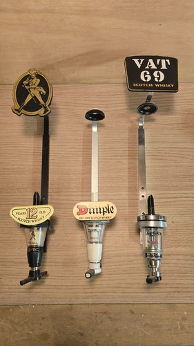 Vintage pub optics scotch - x3,