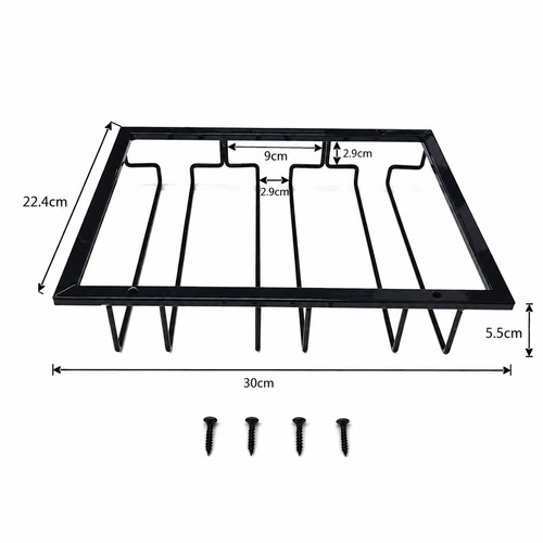 Under cabinet wine glass rack - cabinet,