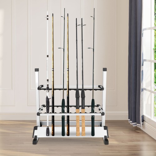 Fishing rod rack stand storage - rod,