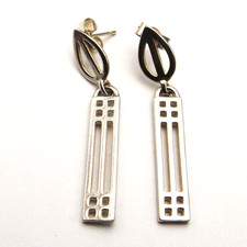 Sterling silver earrings drop