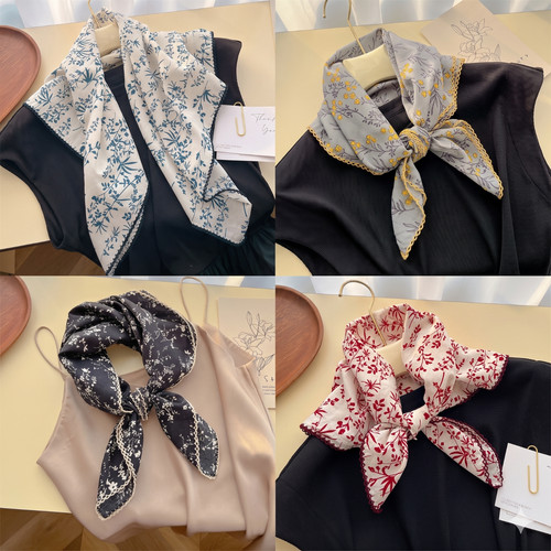 Women vintage floral square - women's,