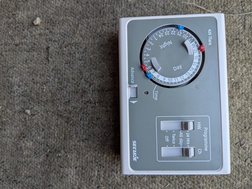 Boiler timer clock - boiler,