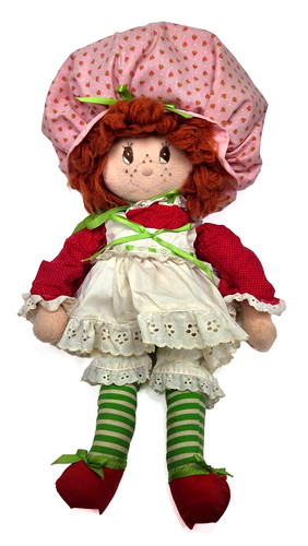 Strawberry shortcake rag doll - shortcake,