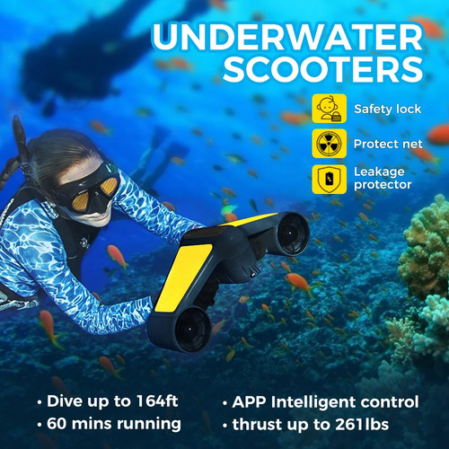 Mins underwater sea scooter - mins,