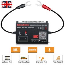 12V Car Battery Monitor via Bluetooth 4.0 Voltage Meter Tester LowVolt Alarm BM2