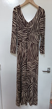 H&M Animal Print Maxi Dress