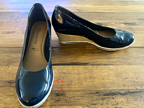 Tamaris touch navy patent - touch,