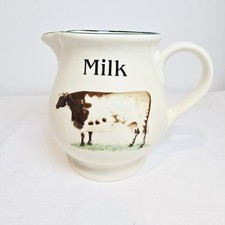 Cloverleaf Jug COW / SHEEP Design English Pottery Milk Jug LARGE