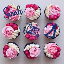 Birthday Cupcake Charm cake