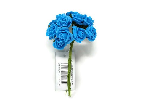 Mini foam roses - 12,