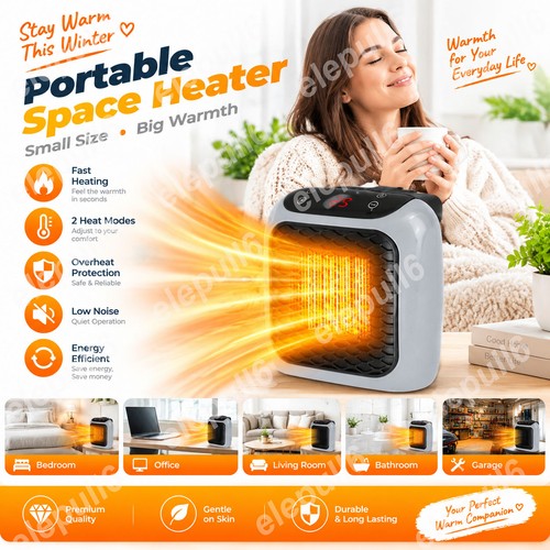 New 220v 800w portable - portable, ceramic