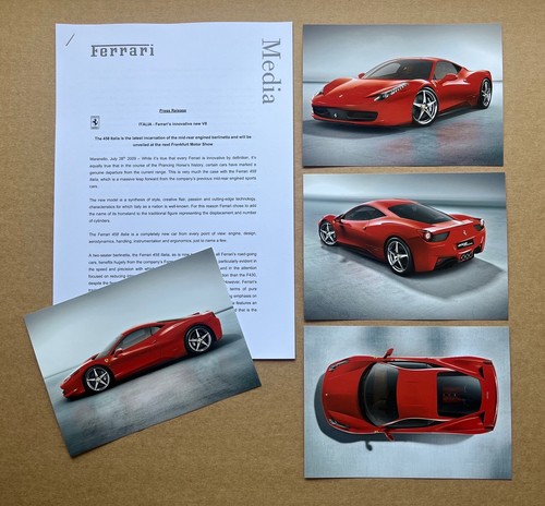 Ferrari 458 italia launch - italia,