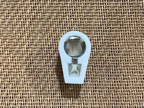 Silver ceramic vacuum tube - silver,