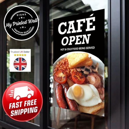 Cafe shop window vinyl - cafe,