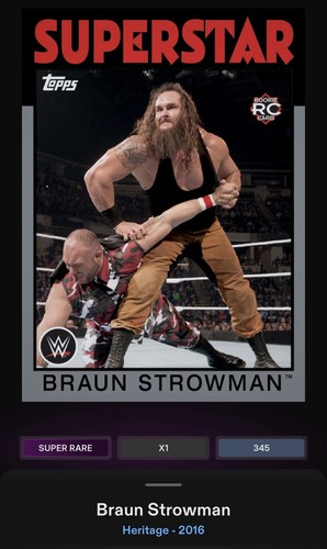 2016 topps slam digital braun - digital,