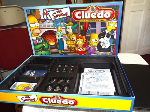 The simpsons cluedo board game - simpsons,