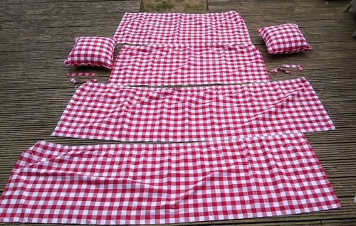 Gingham fabric both - gingham,