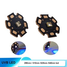 1W 2W 290nm 325nm 340nm UVB LED 3838 5-8V Ultra Violet LED Lamp with Copper PCB