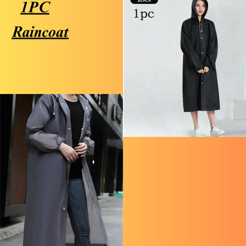Raincoat waterproof reusable - raincoat,