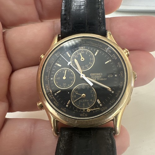 Seiko world timer 38mm - world,