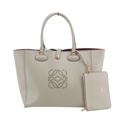 Loewe grey leather leo - grey, anagram