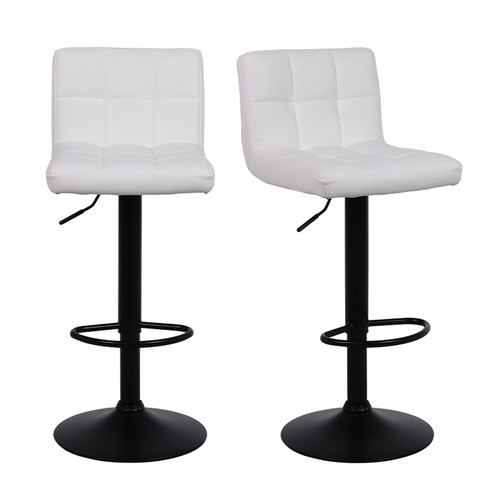 White bar stools breakfast - bar,