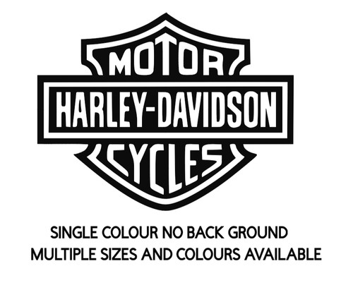 Large harley davidson decal - davidson,