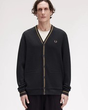Fred Perry Mens Tipped Pique