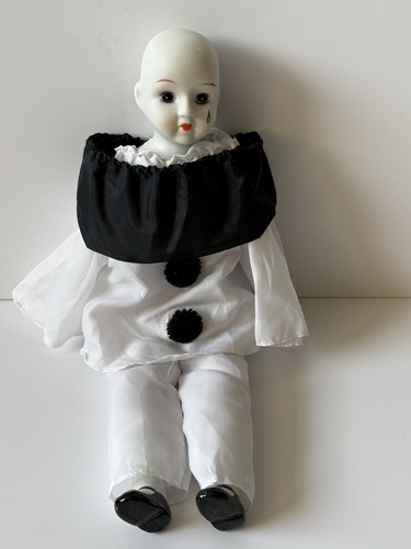 Rare vintage pierrot porcelain - vintage,