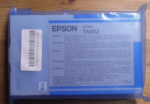 Genuine epson t6052 - genuine, cyan