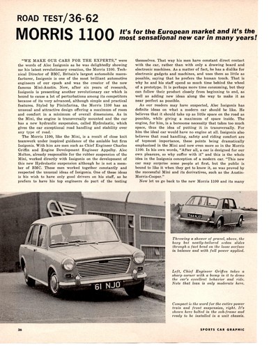 1962 morris 1100 original - 1100,