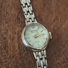 9 Ct Gold Accurist Ladies Watch