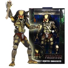 NECA Predator Jungle Hunter Unmasked 7" Action Figure 1:12 30th Anniversary New