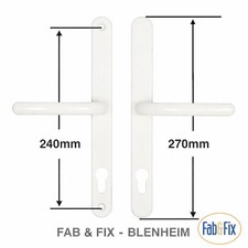 Upvc door handles white 92pz - door,