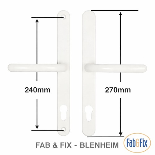 Upvc door handles white - handles, 92pz