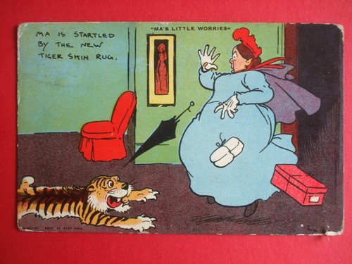 Tom browne comic postcard - browne,